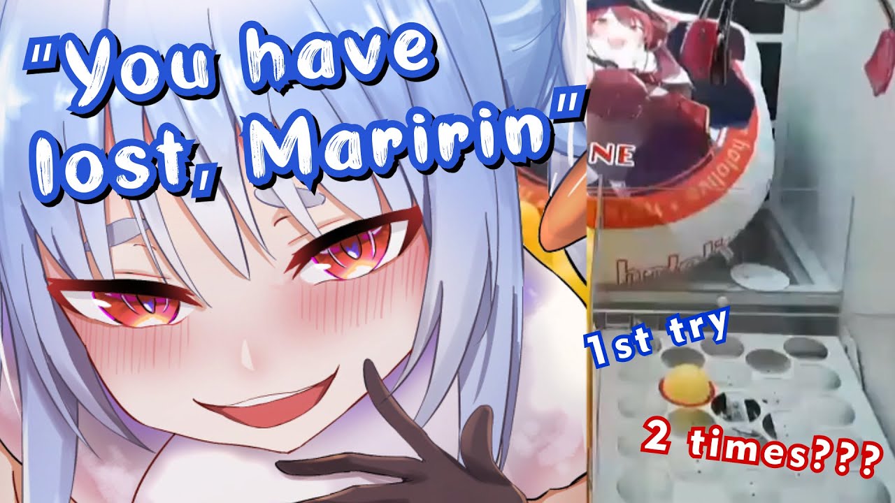 Pekora Wins 2x First Try, Marine Goes :o【Hololive | Usada Pekora x Houshou Marine】