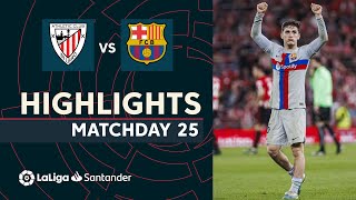 Highlights Athletic Club vs FC Barcelona (0-1)