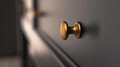 3ds Max Door Knob in 3 minutes