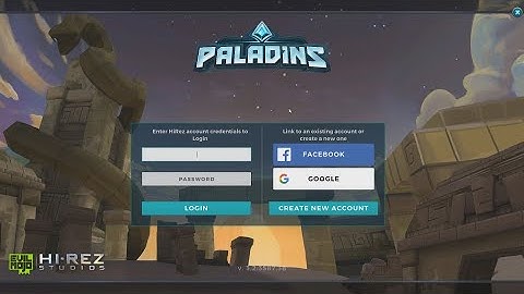 How to log out of Paladins - Paladins unlink account fix
