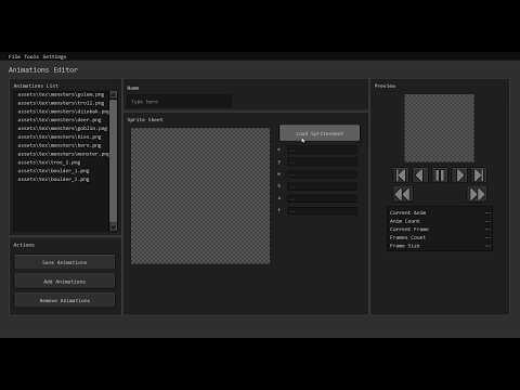 Editor-RPG2D v0.061 - Activity of Buttons