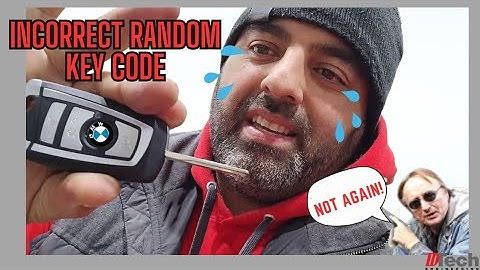 BMW/EWS KEY INCORRECT RANDOM CODE LOST: DIAG & FIX & HOW TO RESTORE KEYS!!!