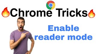 How to enable reader mode in chrome ||Chrome flags #chrometricks screenshot 1