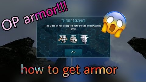 ARK mobile | op armor farm | how to get good armor on ark mobile