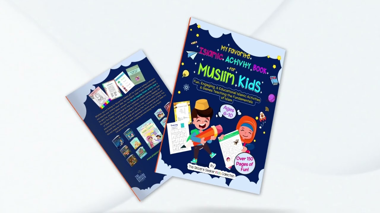 Islamic Activity Book for Muslim Children Book Trailer on Amazon