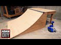 Comment construire une rampe de skate  quarter half pipe