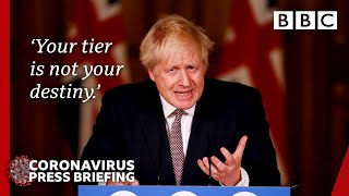 Covid: Tough measures best way to avoid new year lockdown - Boris Johnson 🔴 @BBCNews live - BBC