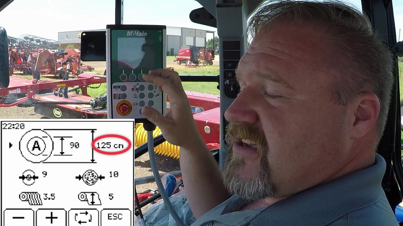 2018 McHale V6 Bale settings