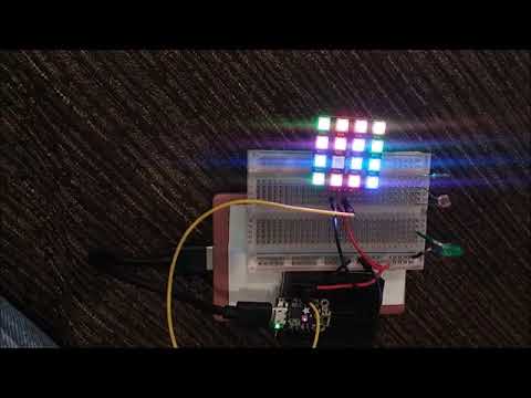 Using Range function: MakeCode and Trinket M0 with 16 Neopixel strip