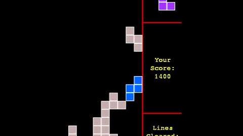 pygame tetris with source code