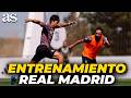 ENTRENAMIENTO REAL MADRID hoy completo previo al ESPANYOL - MADRID de LALIGA