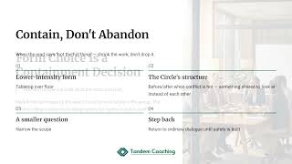 When NOT to Use Constellations in Team Coaching (7.4.1)
