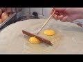 지엔빙 Chinese style Egg Crepe Sandwich (JianBing) - Korean Street Food