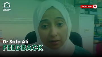 Dr Safa Ali | Candidate Feedback | PLAB GUIDE ACADEMY