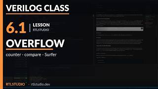 Verilog Class | 6.1 Overflow | RTLStudio