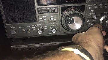 RÚV Rás 1/Rás 2, Eiðar, Iceland 207 kHz on the Yaesu FRG-7700 & MegaLoop FX antenna