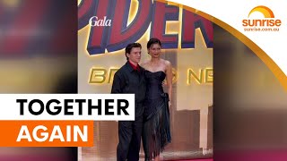 Zendaya and Tom Holland reunite on red carpet | Sunrise