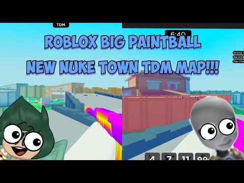 Roblox Big Paintball New Nuke Town Map Ft Av3in Youtube - roblox town map