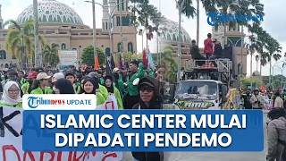 Ma Mulai Padati Islamic Center Samarinda Jelang Aksi Demo Kebijakan Kontroversial Gubernur Kaltim