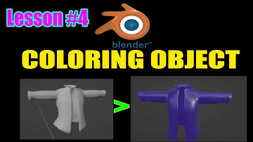 Lesson #4 : How to Color 3D Objects (Beginner’s Guide)