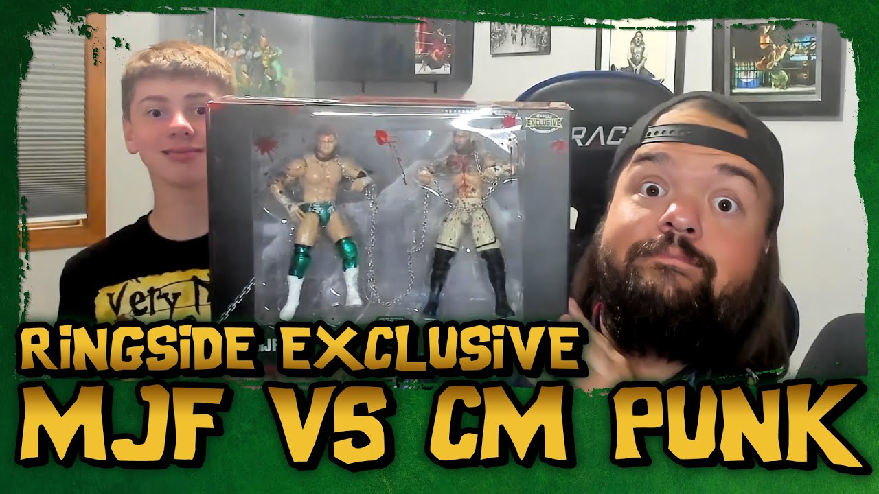 Unboxing Ringside Exclusive MJF vs CM Punk Blood and Guts 2-Pack