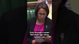 Munira secures an urgent question on keeping children safe online.