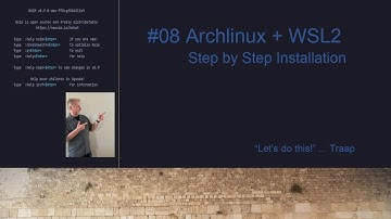 Archlinux + WSL2 - Step by Step Installation.