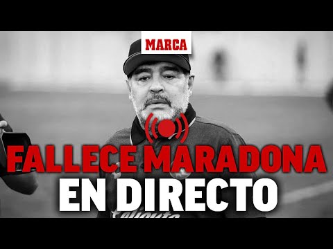Muere Diego Maradona: reacciones en directo a la muerte del Pelusa