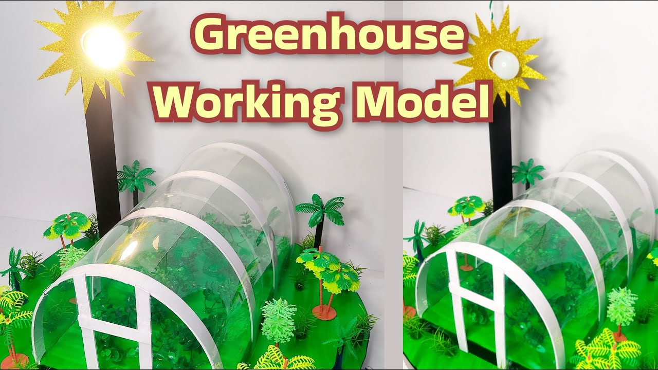 Greenhouse working model | Science  project working model