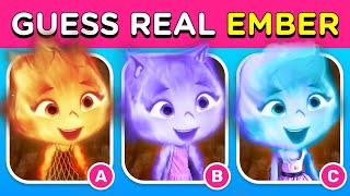Guess the Real ELEMENTAL Characters | Elemental 2023 Movie Quiz 🔥💧