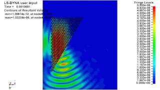 Transient simulation of negative refraction in chiral elastic metamaterial