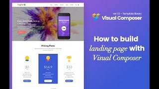 How to build Landing page with Visual Composer - Part #2