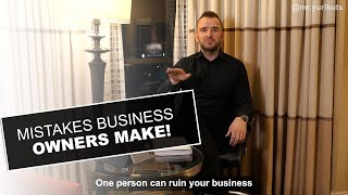 The Biggest Mistakes Business Owners Make - Trucking & Moving Business Tips by Yuri Kuts 141 views 3 years ago 6 minutes, 16 seconds