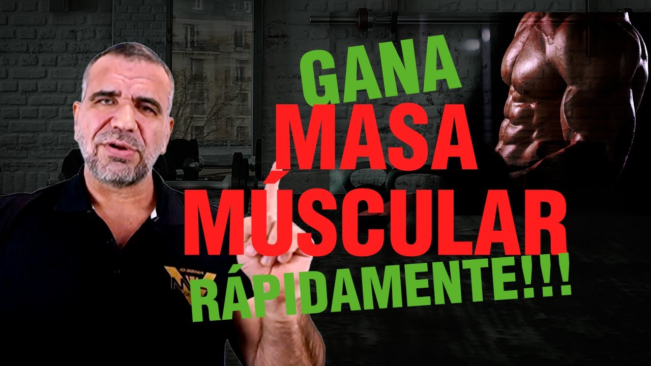 💯 Las CLAVES para 💪 GANAR MÚSCULO 100% entrenando