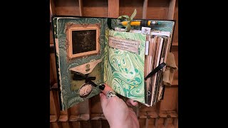 1/2 Mini A5 Into The Forest junk journal flip-through