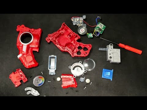 分解したハザードトリガーをアンケートで、一番投票の多い色に塗ります！仮面ライダービルド DXハザードトリガー