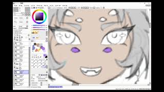Babispider Reference Sheet Timelapse - Paint Tool Sai