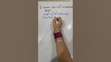 Write (3a+4b)^3 in expanded form