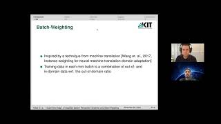 Supervised Adaptation of Sequence-to-Sequence Speech Recognition Systems using Batch-Weighting Net Worth