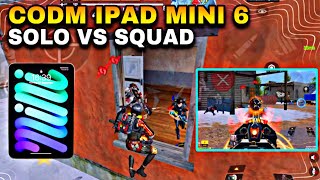 CALL OF DUTY MOBILE GAMEPLAY ON IPAD MINI 6 A15 BIONIC 256 STORAGE