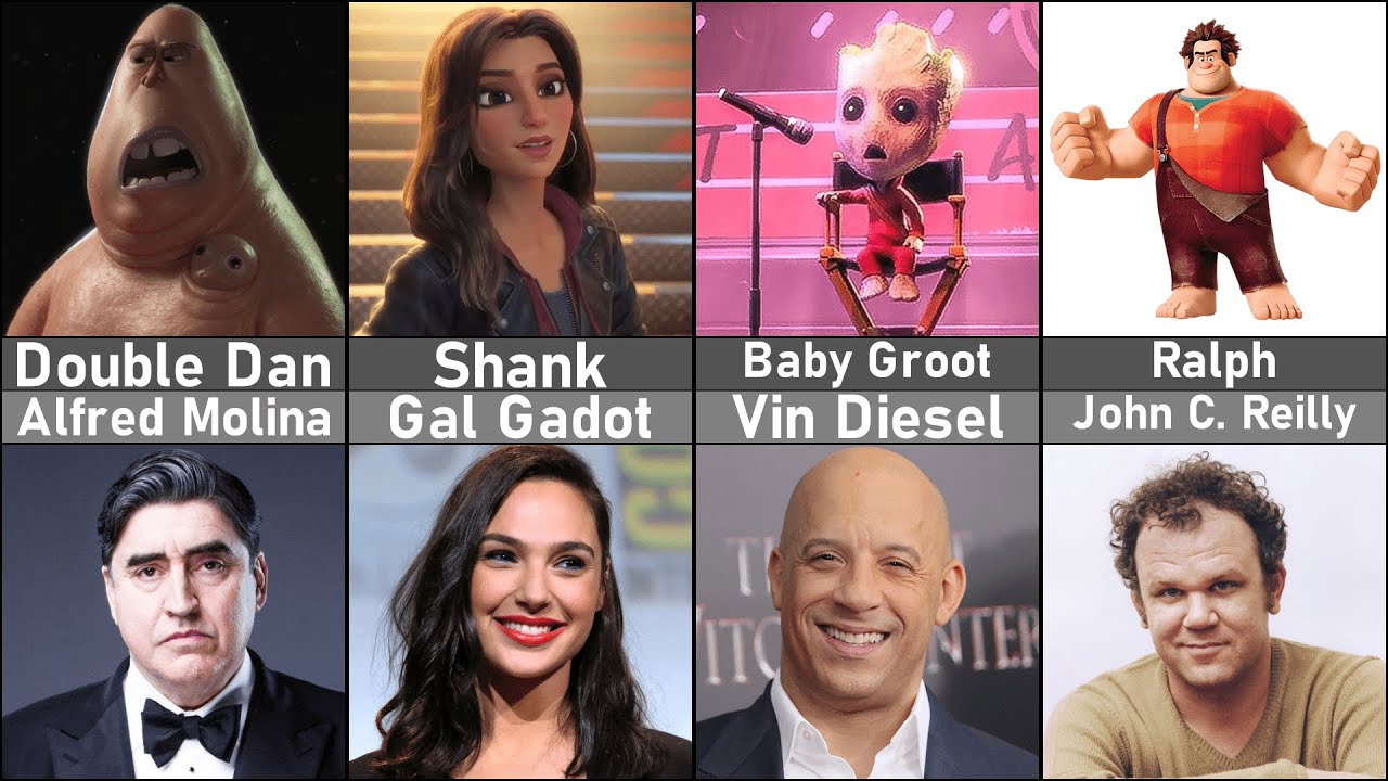 Save Ralph Voice Actor Wreck-It Ralph 1 & 2 Characters and Voice Actors - YouTube