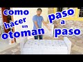 COMO HACER UN BAUL PARA CAMA