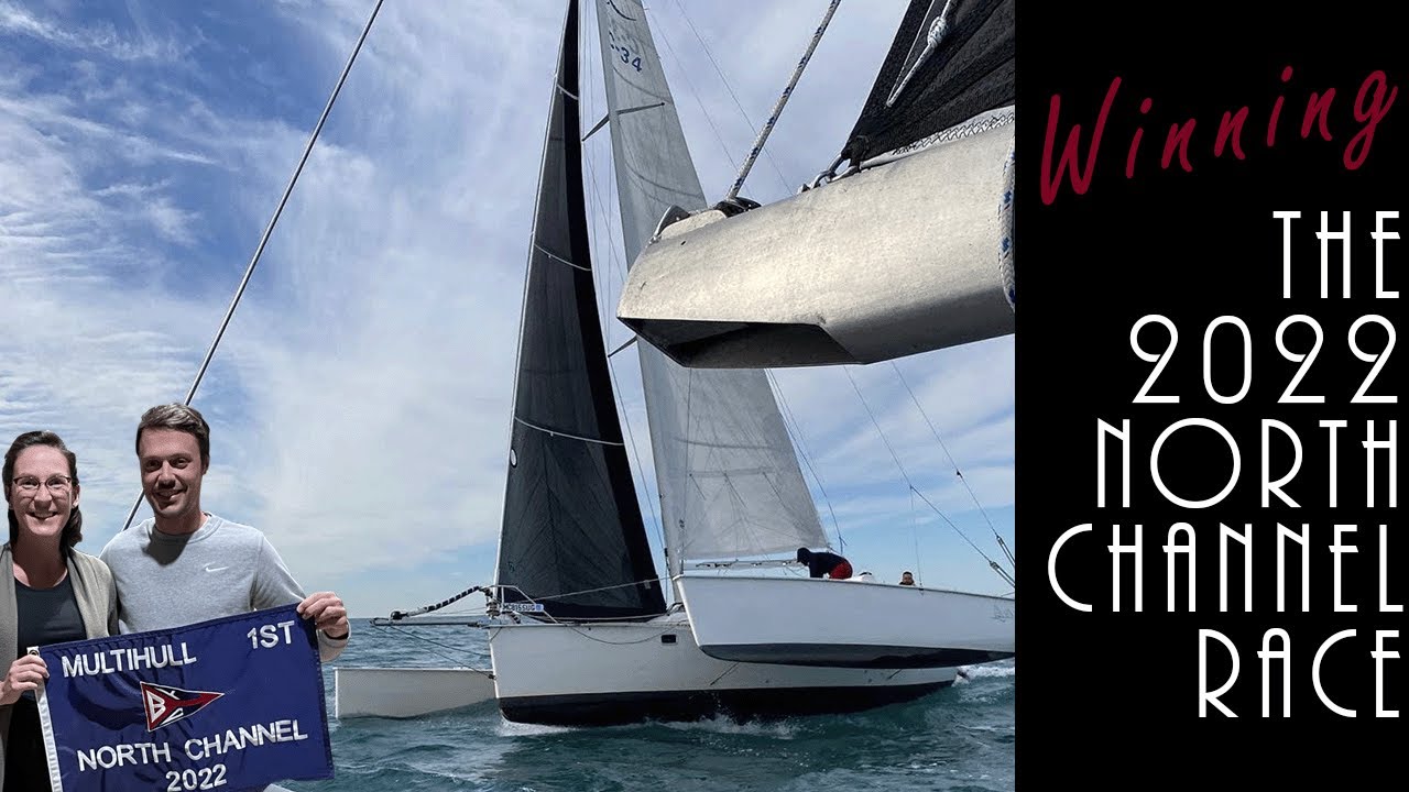Trimaran Racing At The 2022 North Channel Race