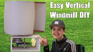 Vertical Windmill DIY! by Daniel's Inventions 8,084 views 2 years ago 3 minutes