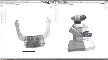 4k desktop test footage OnShape Omnibot 2000 project 2