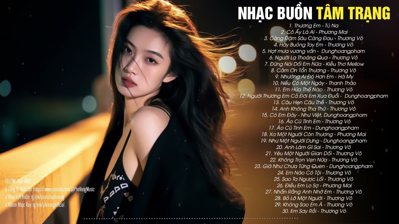 Từ nay hãy sống tốt bên người anh đã nhường | Nhạc Buồn - Playlist Của Những Trái Tim Cô Đơn