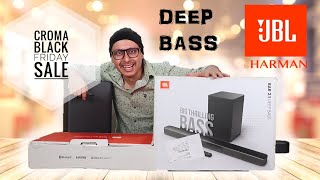 Best Soundbar 2022 | JBL Bar 2.1 Deep Bass with Wireless Subwoofer | Croma Black Friday Sale