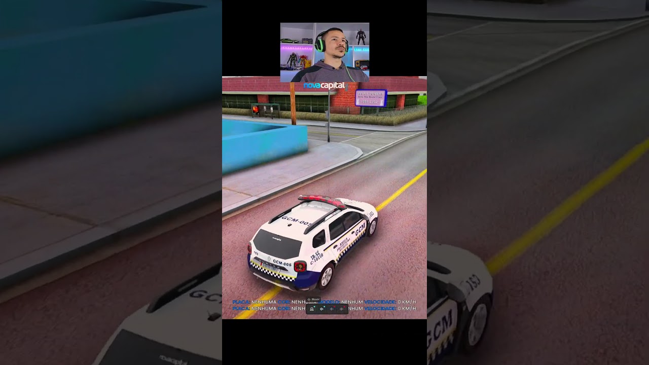 Ele tentou driblar o policial como subaru nessa fuga insana no gta rp #shorts #viralvideo