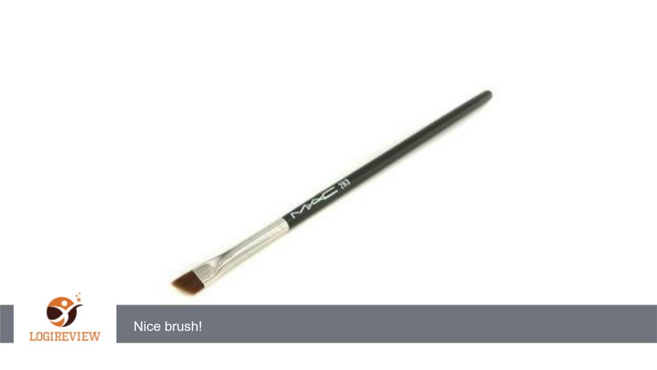 MAC Brushes 266 Small Angle Brush (Eyes) Review/Test YouTube