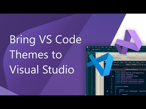 Bring VS Code Themes to Visual Studio